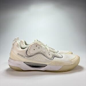 AVOLI White Volleyball Shoes Athletic Court Sneakers FA111-100 Women's Size 10